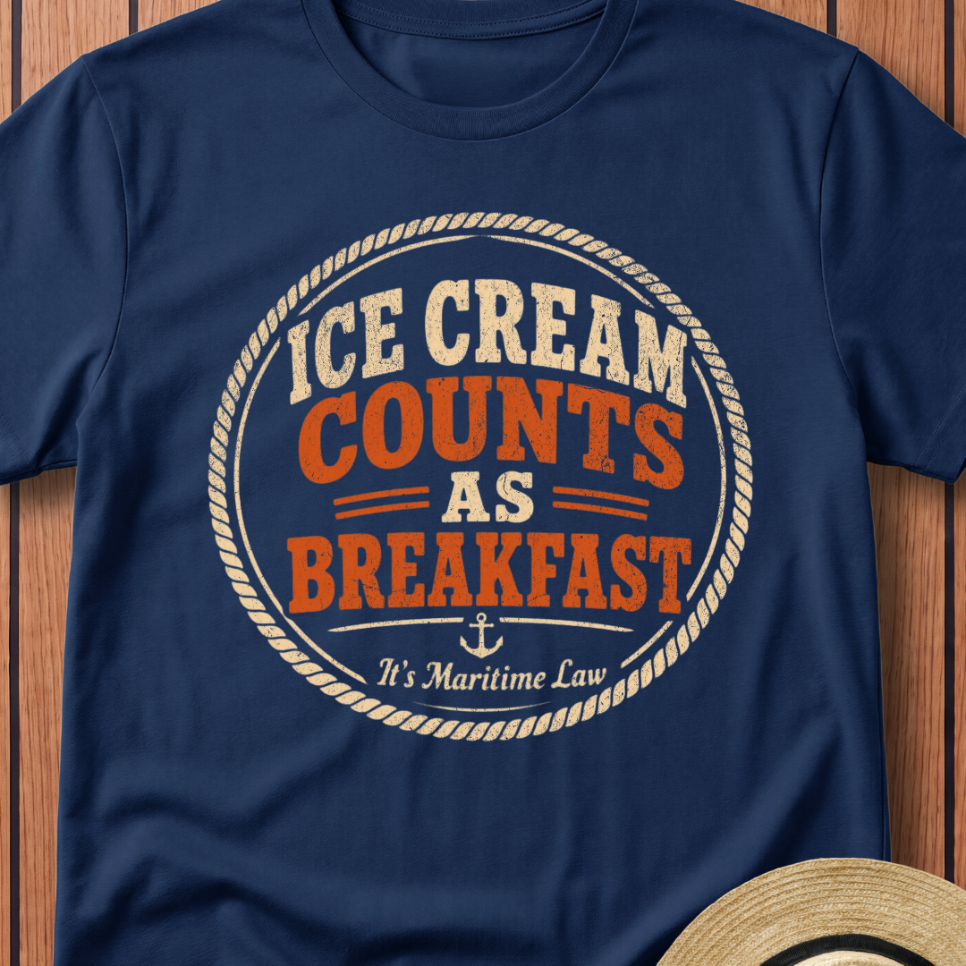 Ice Cream Counts As Breakfast T-Shirt