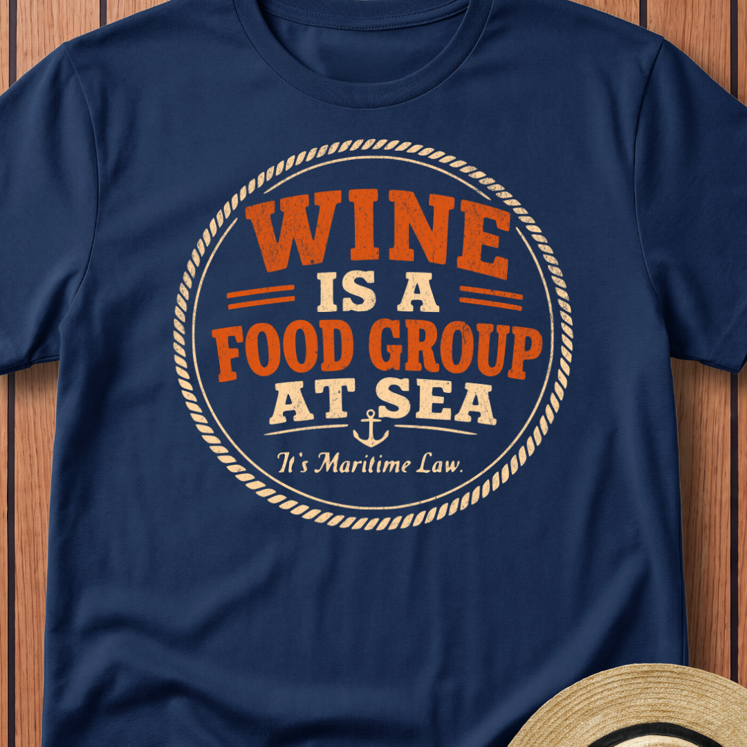 Wine Is A Food Group At Sea T-Shirt