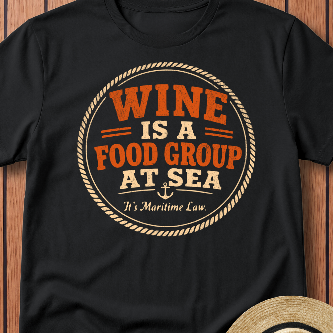 Wine Is A Food Group At Sea T-Shirt
