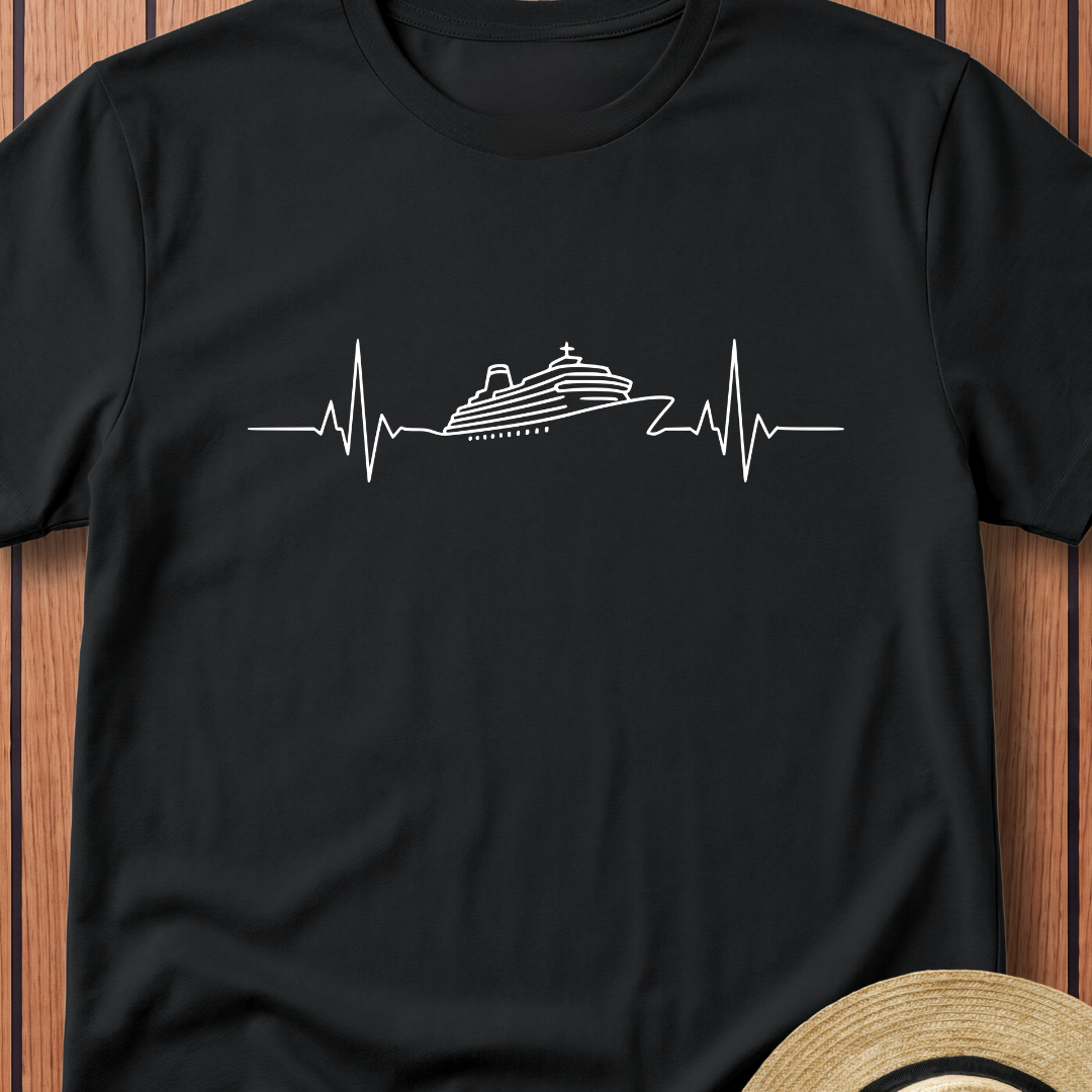 Cruise Ship Heartbeat T-Shirt