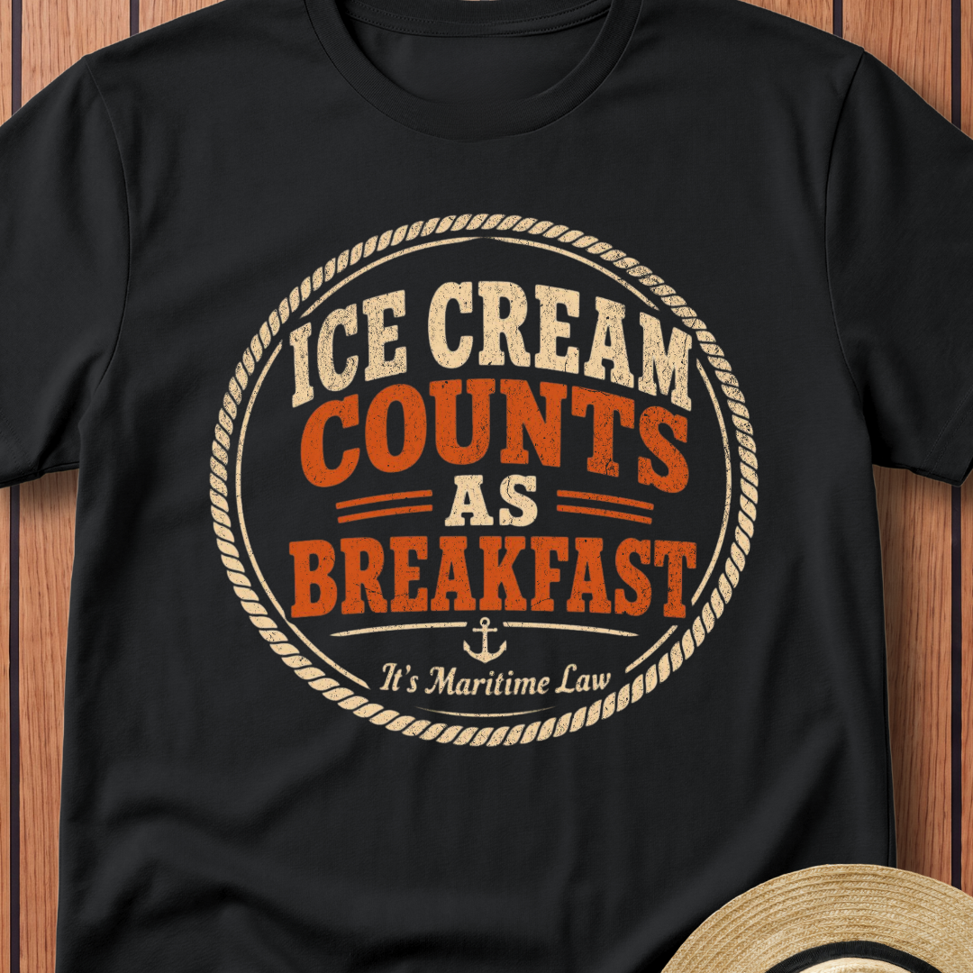 Ice Cream Counts As Breakfast T-Shirt