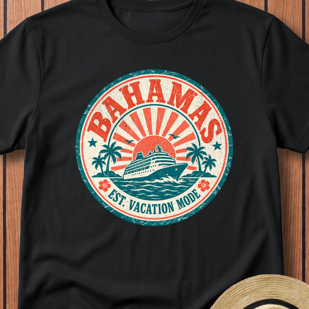 Bahamas Vacation Mode T-Shirt