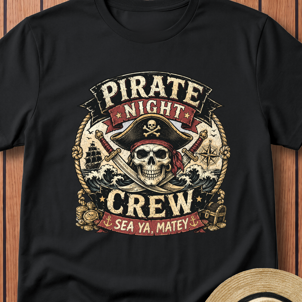 Pirate Night Crew T-Shirt