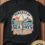 Powered By Sea Days and Soft Serve T-Shirt