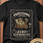 Professional Cruiser Sloth T-Shirt