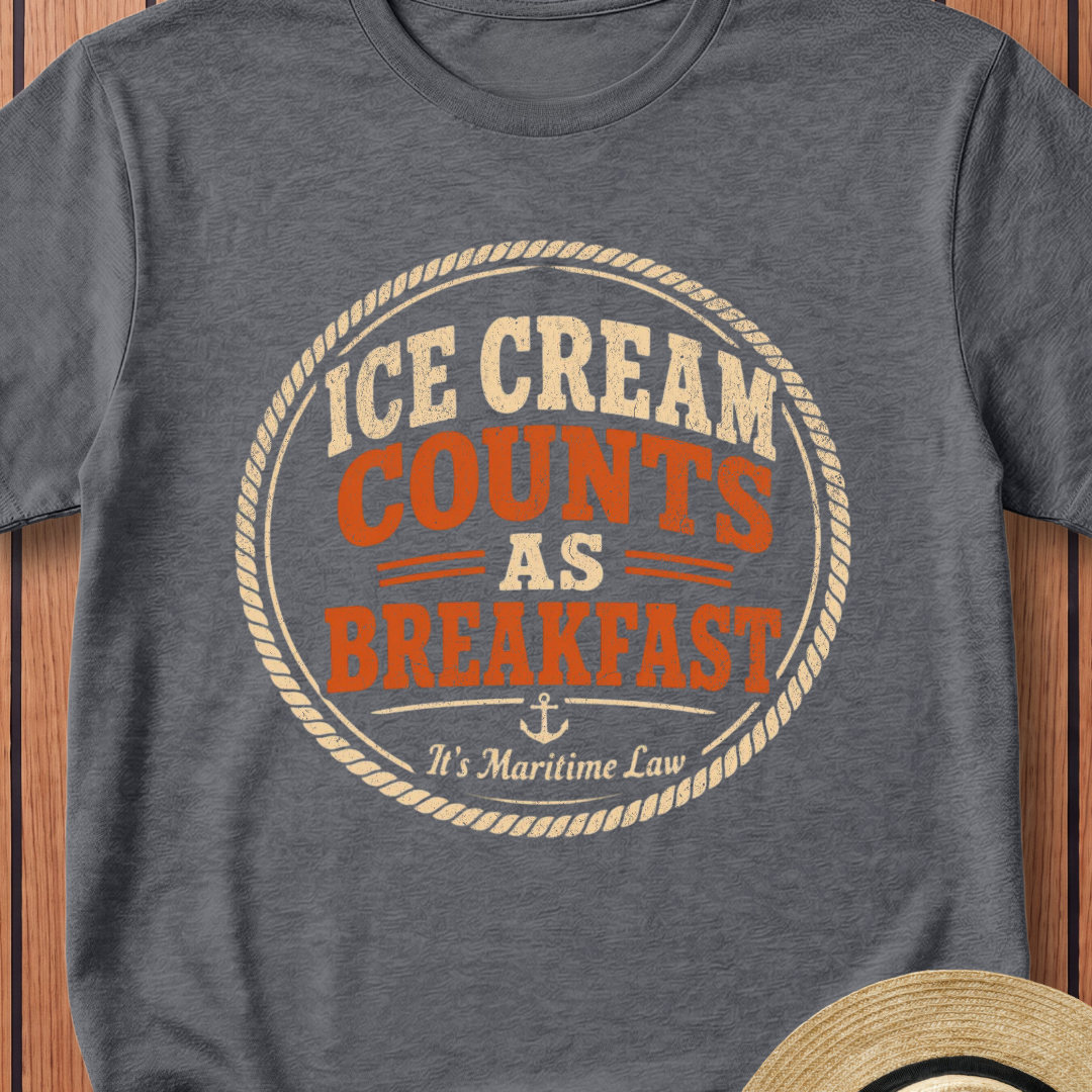 Ice Cream Counts As Breakfast T-Shirt