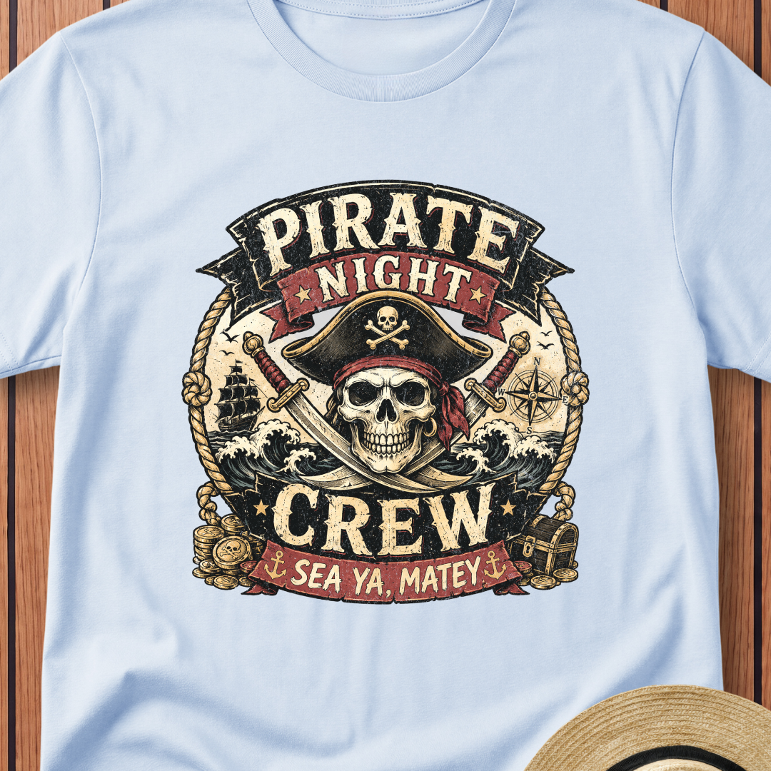 Pirate Night Crew T-Shirt