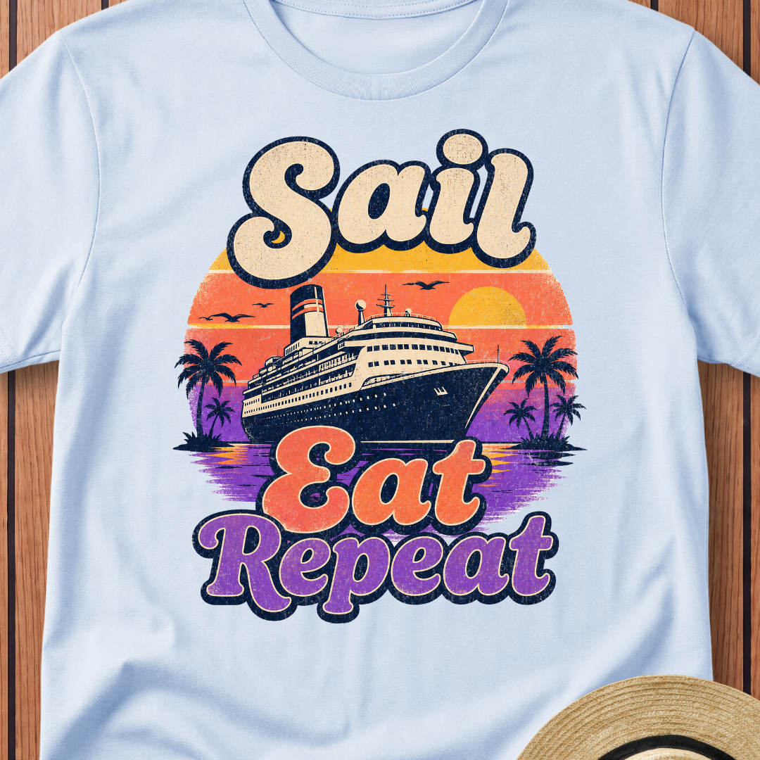 Sail Eat Repeat T-Shirt