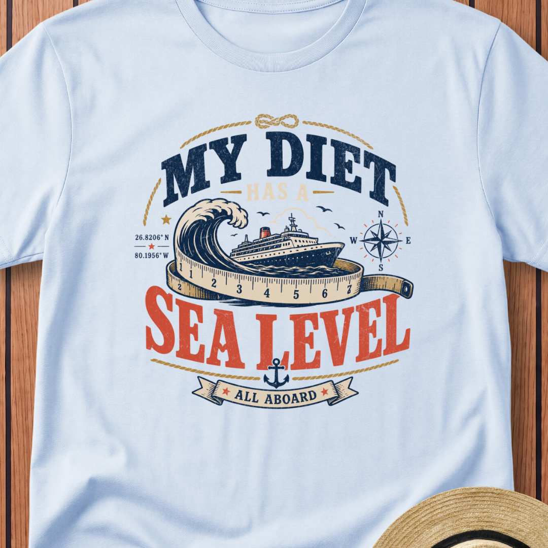 My Diet Has A Sea Level T-Shirt