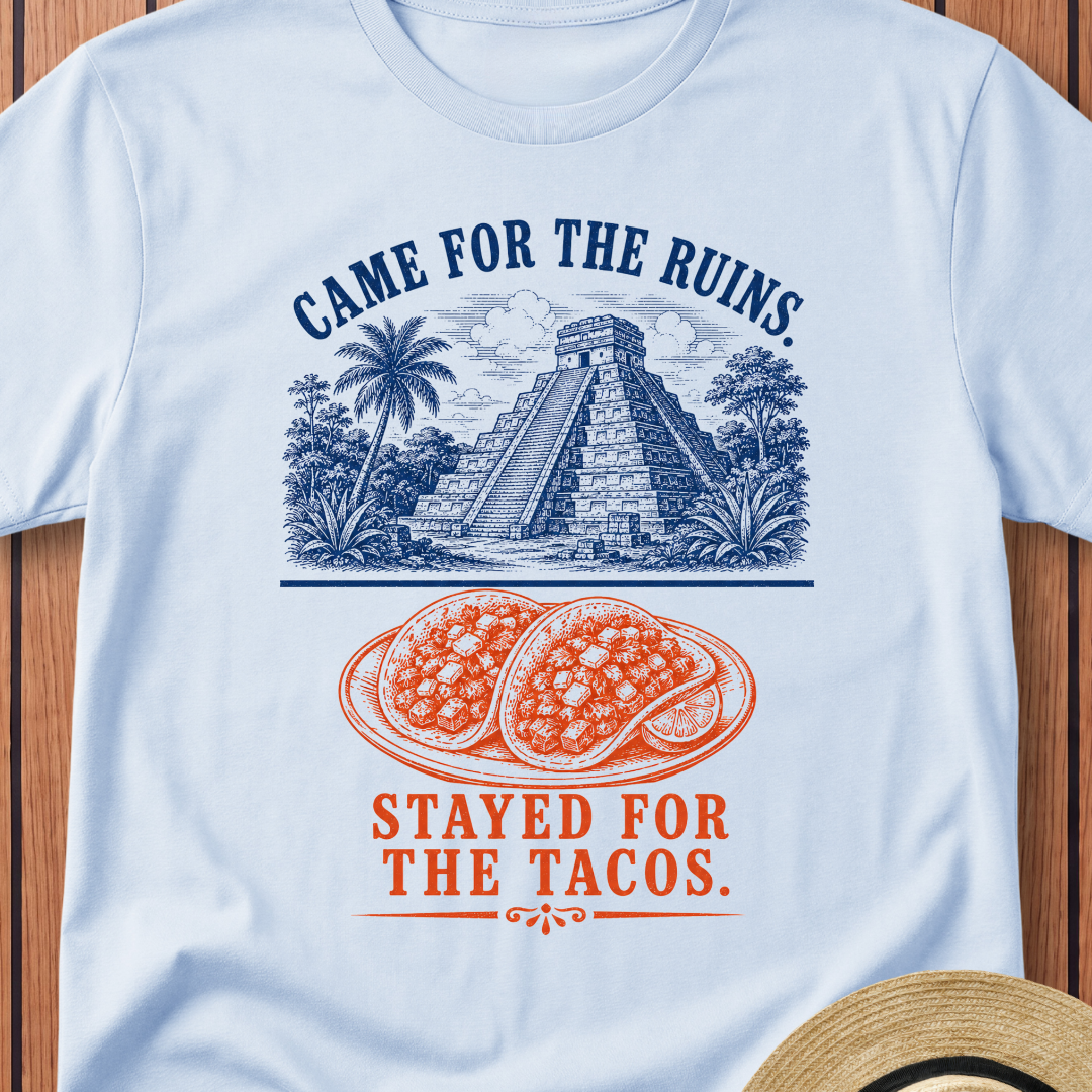 Came For The Ruins Stayed For The Tacos T-Shirt