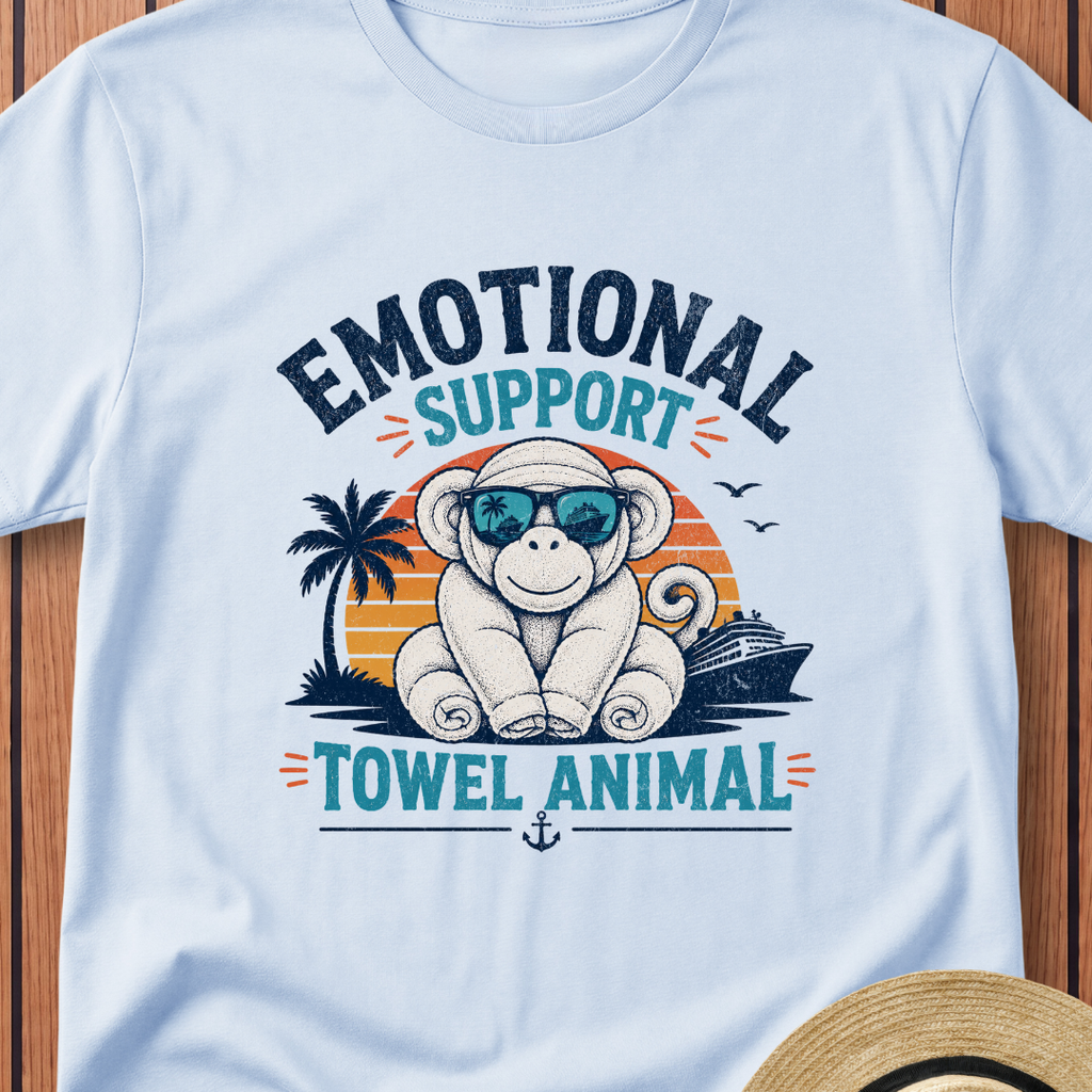 Emotional Support Towel Animal T-Shirt