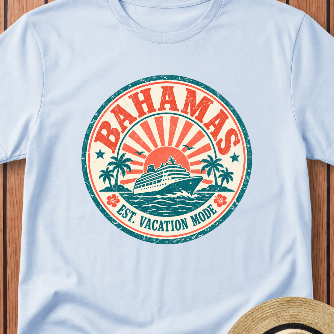 Bahamas Vacation Mode T-Shirt