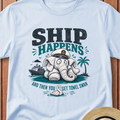 Ship Happens Towel Swan T-Shirt