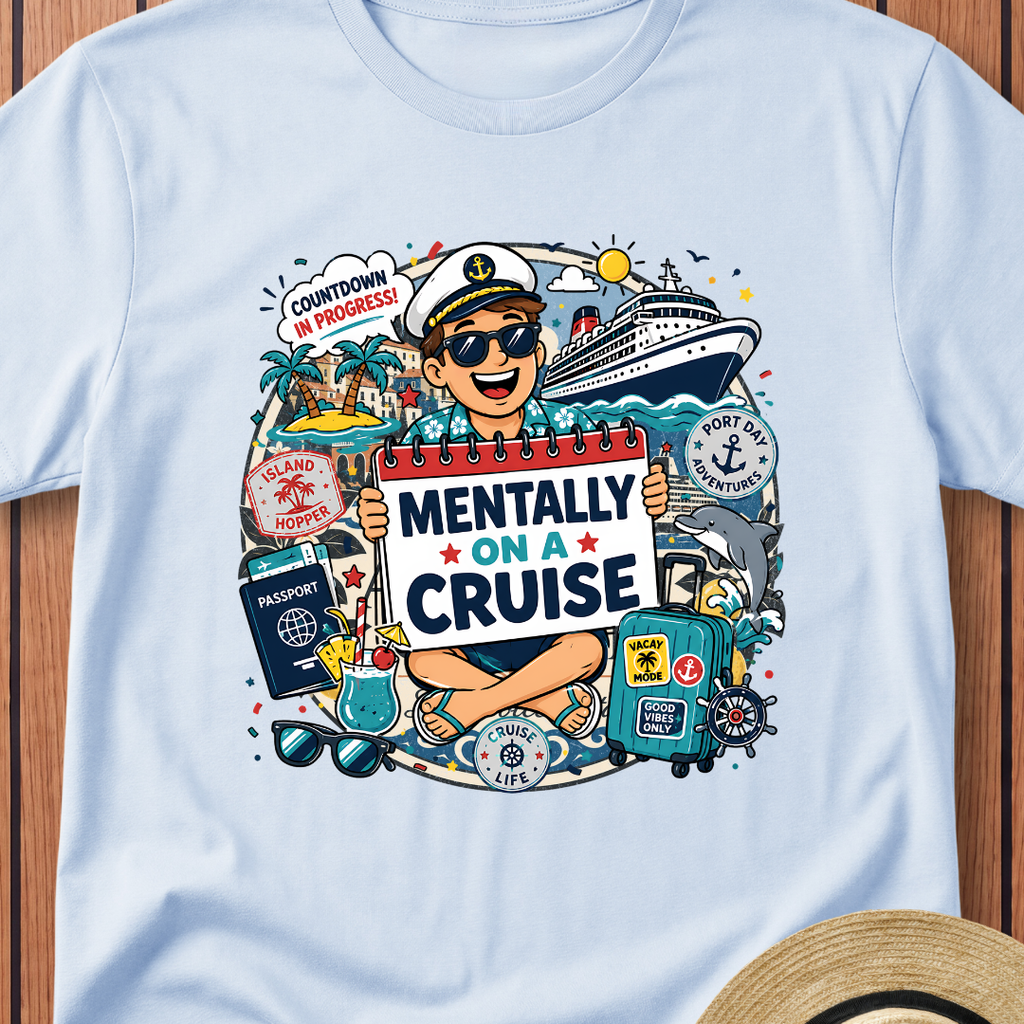 Mentally On A Cruise T-Shirt