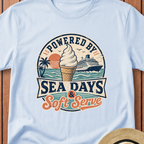 Powered By Sea Days and Soft Serve T-Shirt