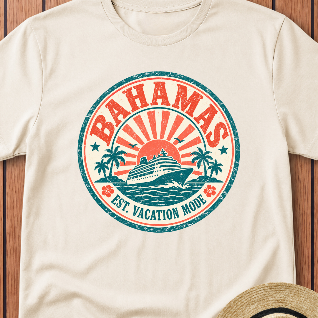 Bahamas Vacation Mode T-Shirt