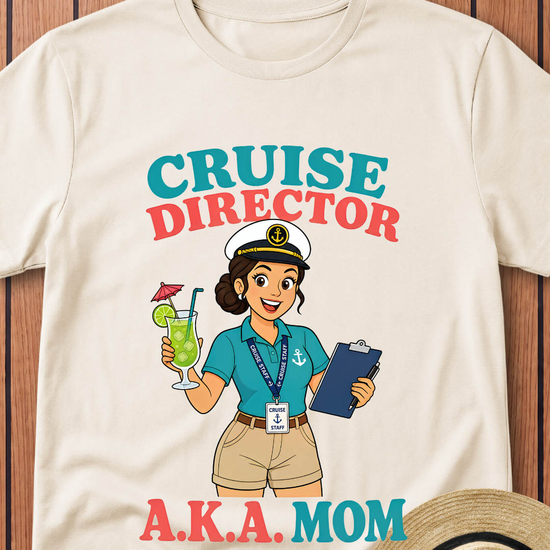 Cruise Director AKA Mom T-Shirt