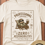 Professional Cruiser Sloth T-Shirt