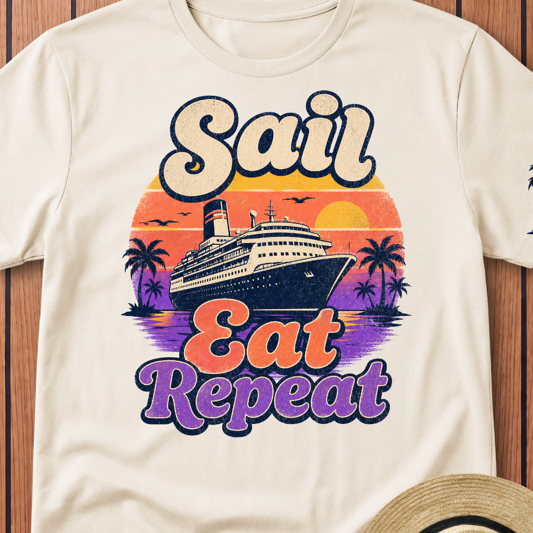 Sail Eat Repeat T-Shirt