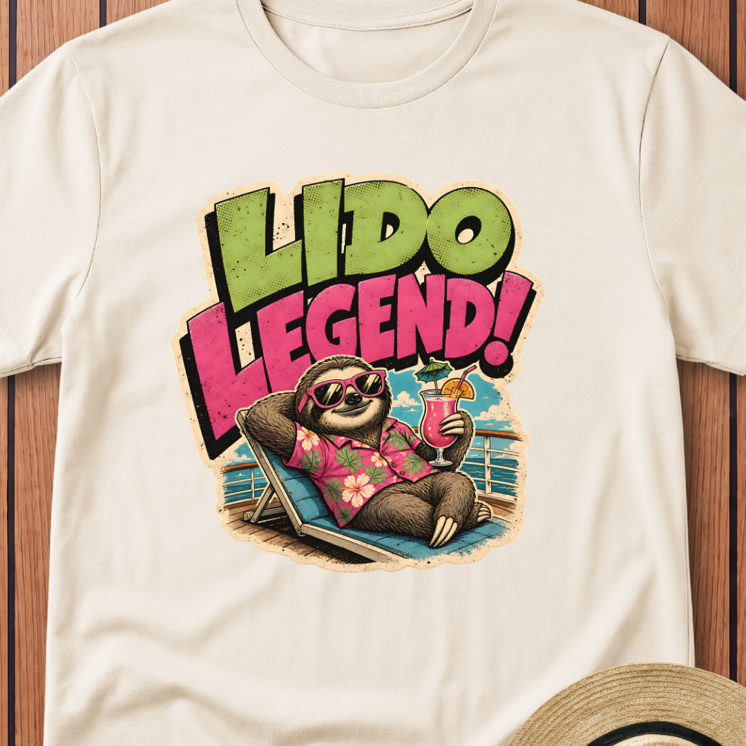 Lido Legend Sloth T-Shirt