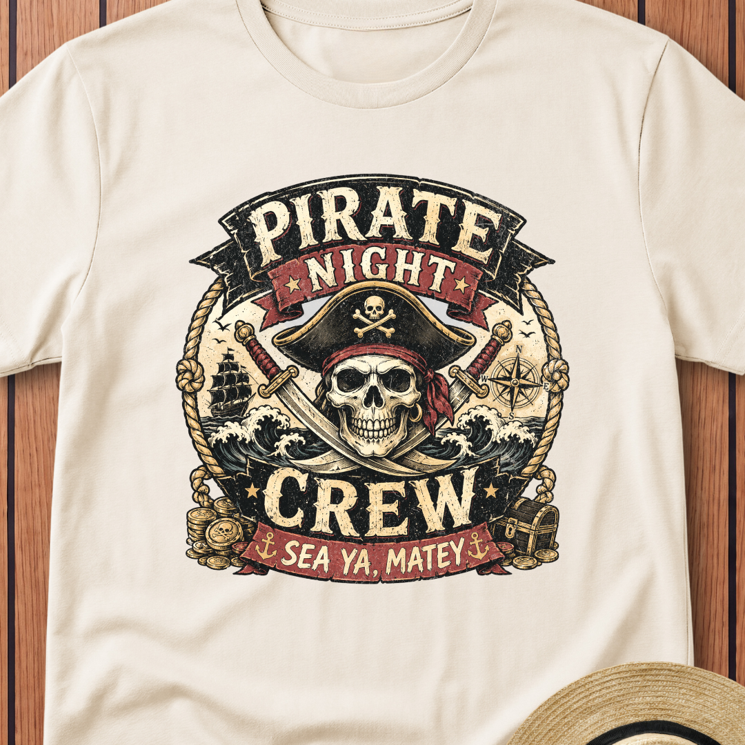 Pirate Night Crew T-Shirt