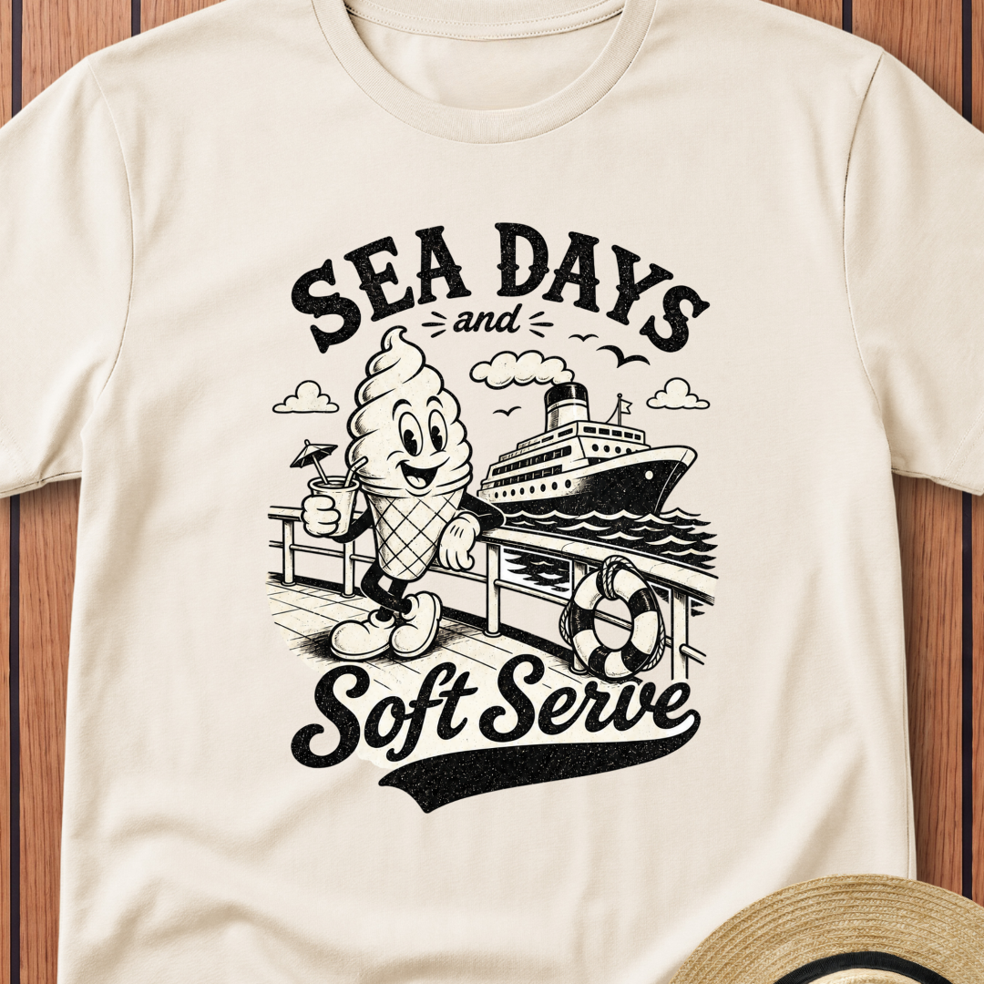 Sea Days And Soft Serve T-Shirt