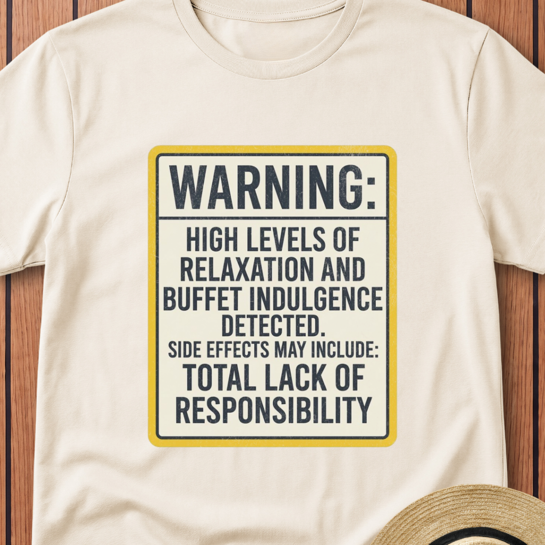Warning High Levels of Relaxation T-Shirt