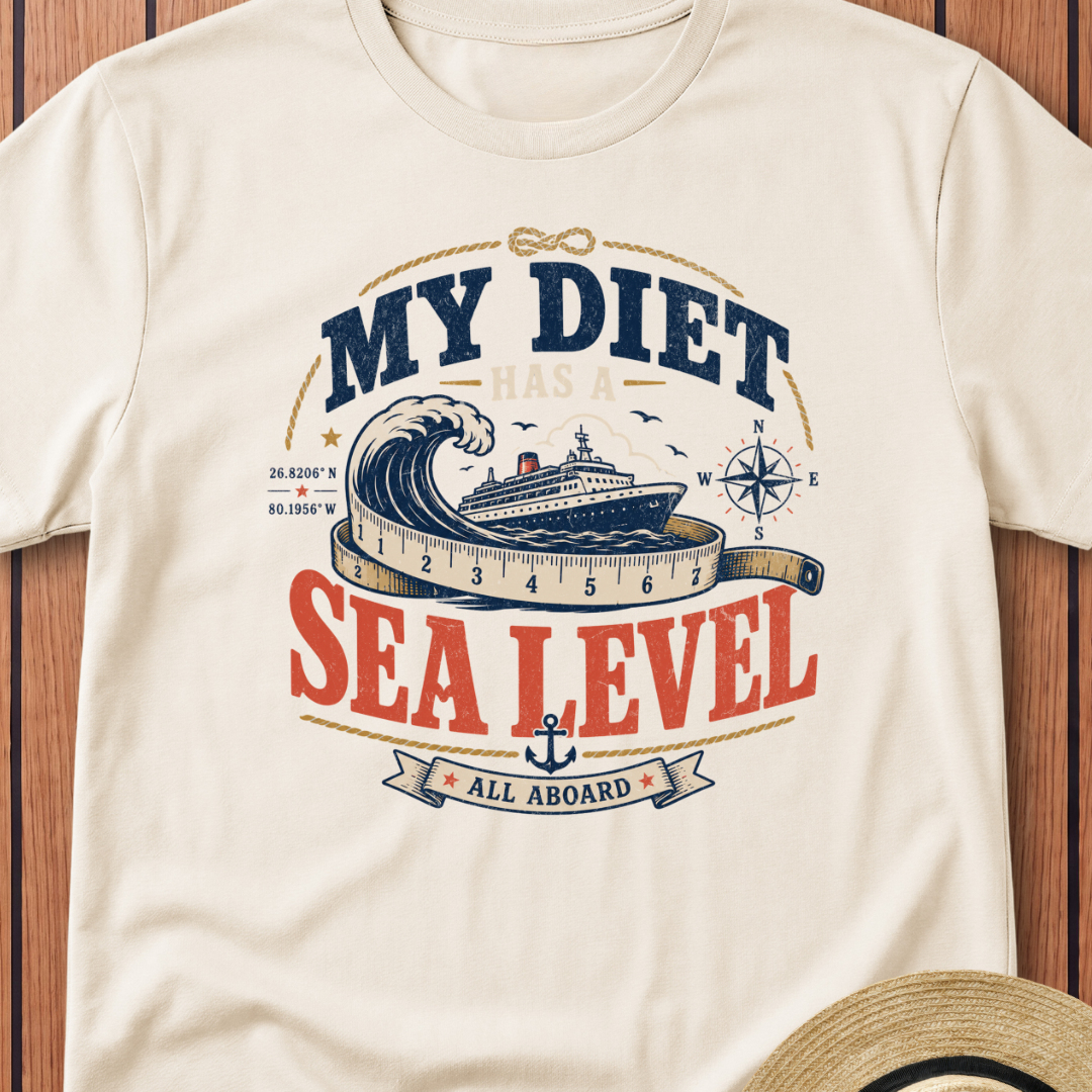 My Diet Has A Sea Level T-Shirt
