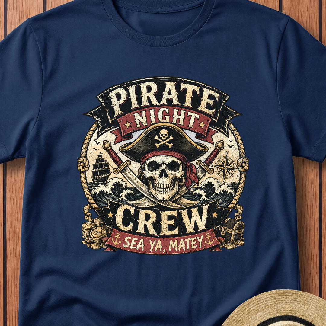 Pirate Night Crew T-Shirt