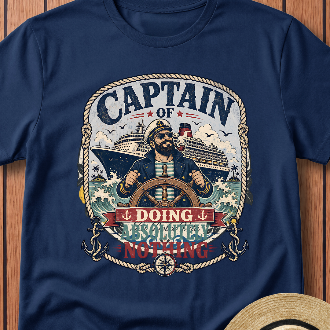 Captain of Doing Absolutely Nothing T-Shirt