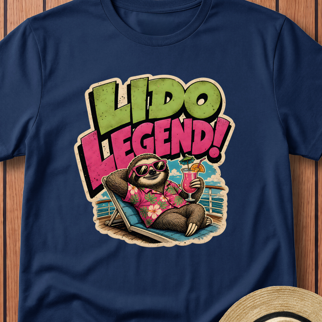 Lido Legend Sloth T-Shirt