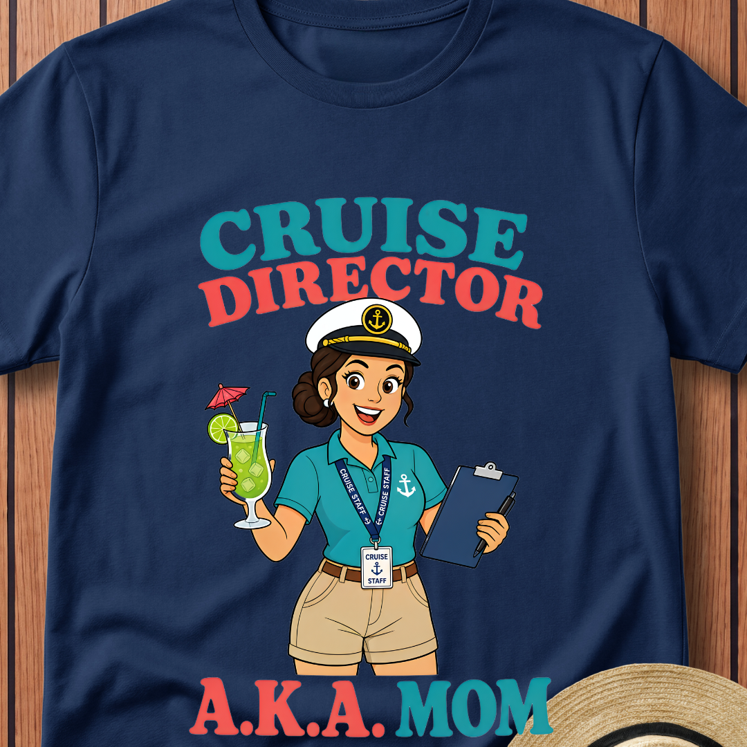Cruise Director AKA Mom T-Shirt