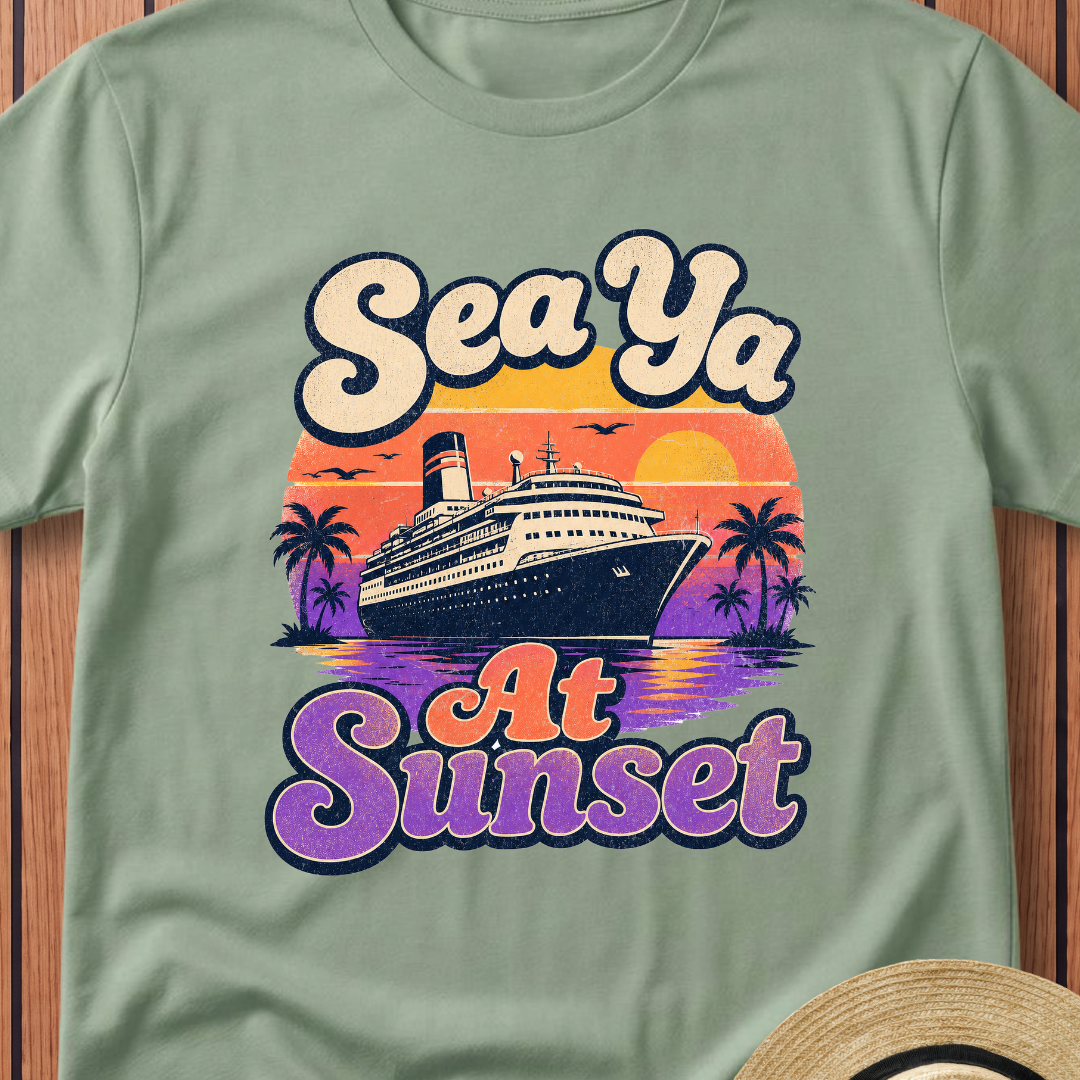 Sea Ya At Sunset T-Shirt