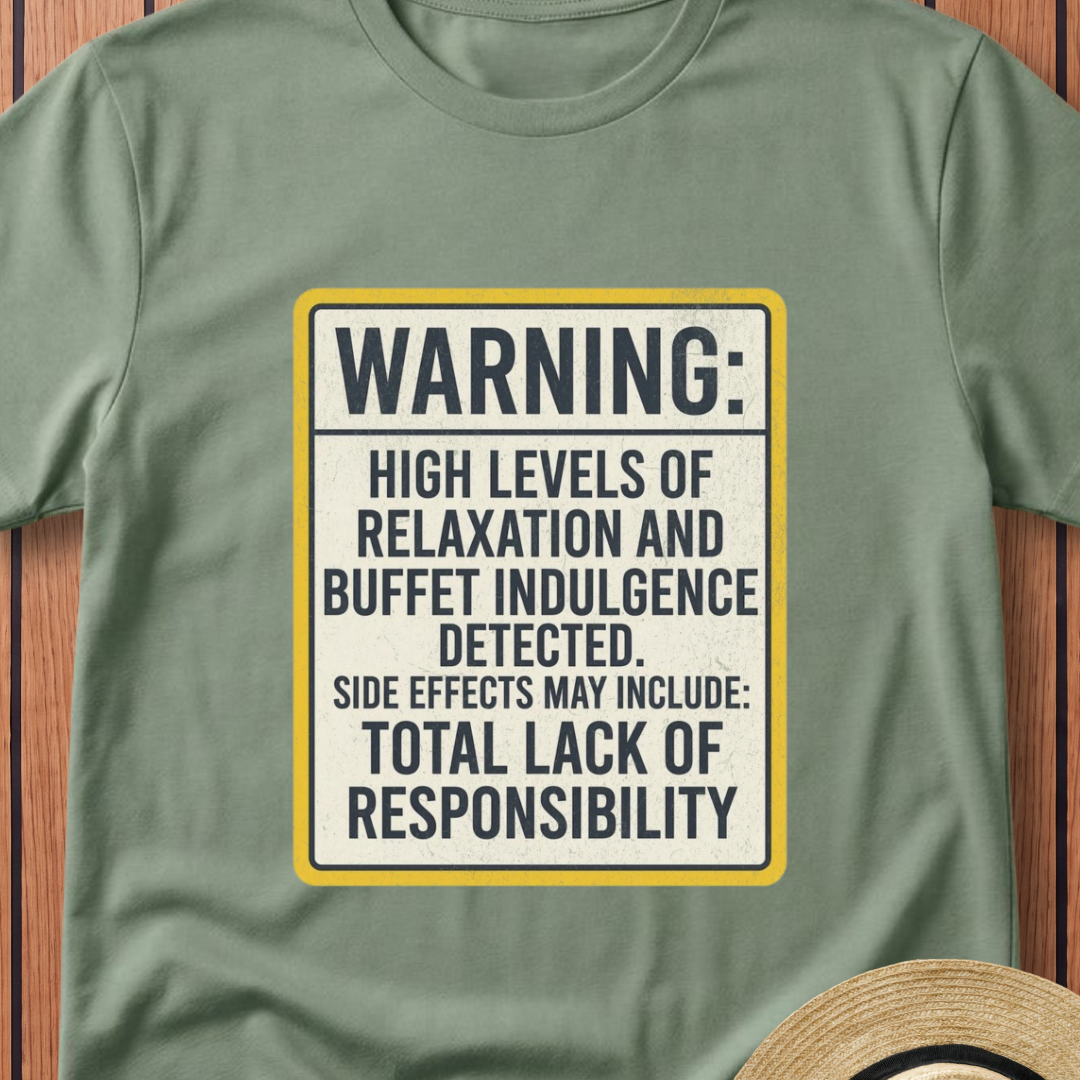 Warning High Levels of Relaxation T-Shirt
