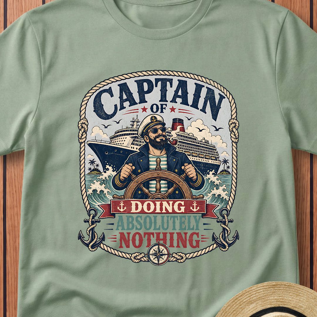 Captain of Doing Absolutely Nothing T-Shirt