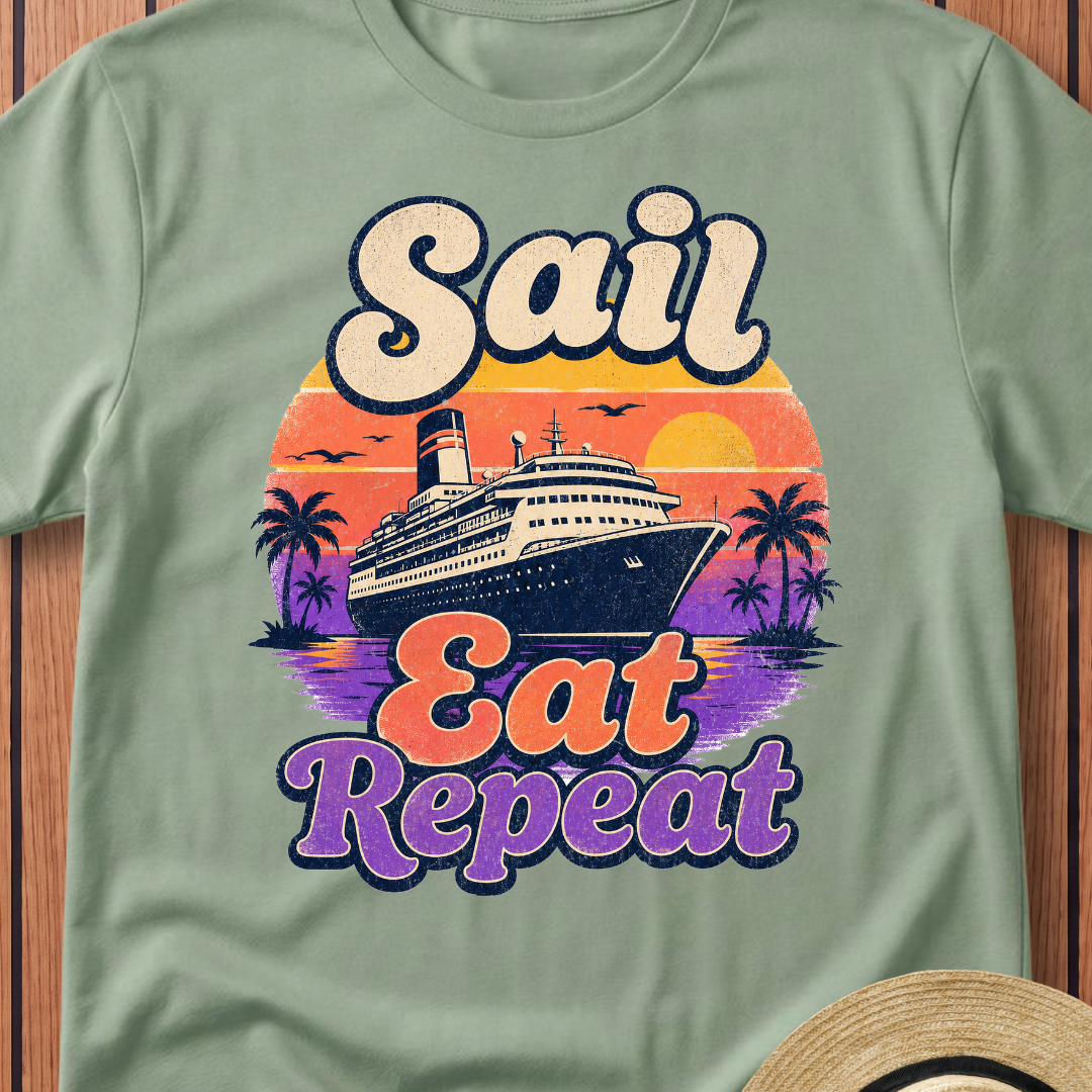Sail Eat Repeat T-Shirt