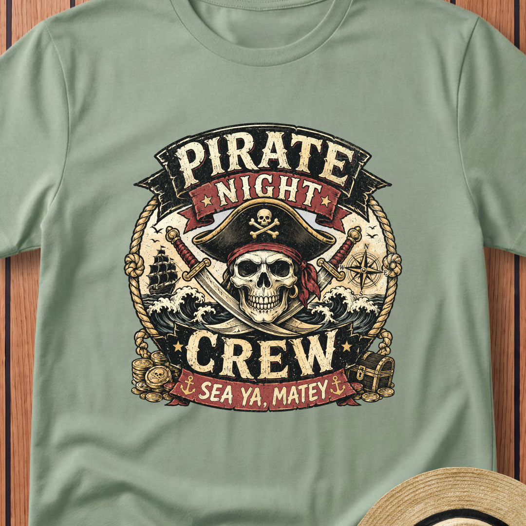 Pirate Night Crew T-Shirt