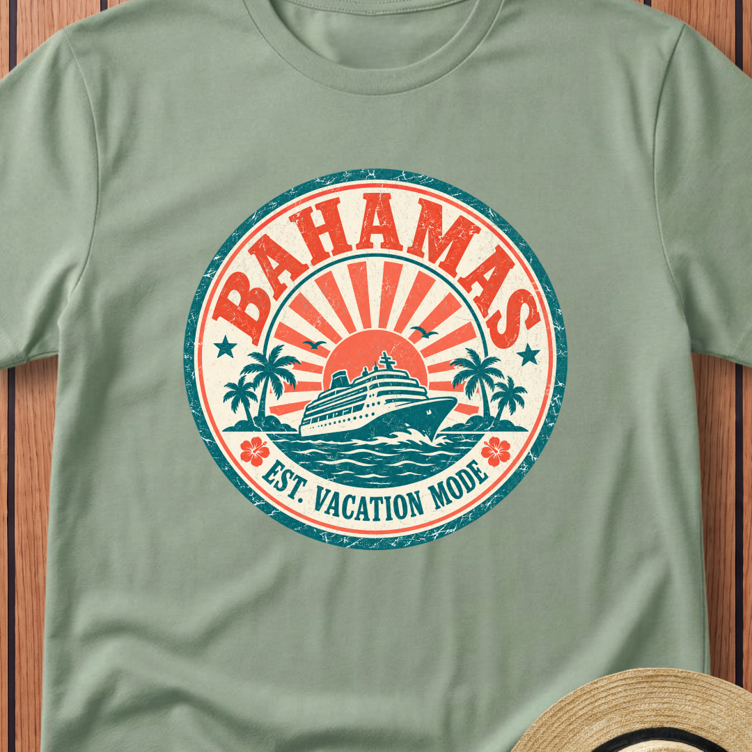 Bahamas Vacation Mode T-Shirt