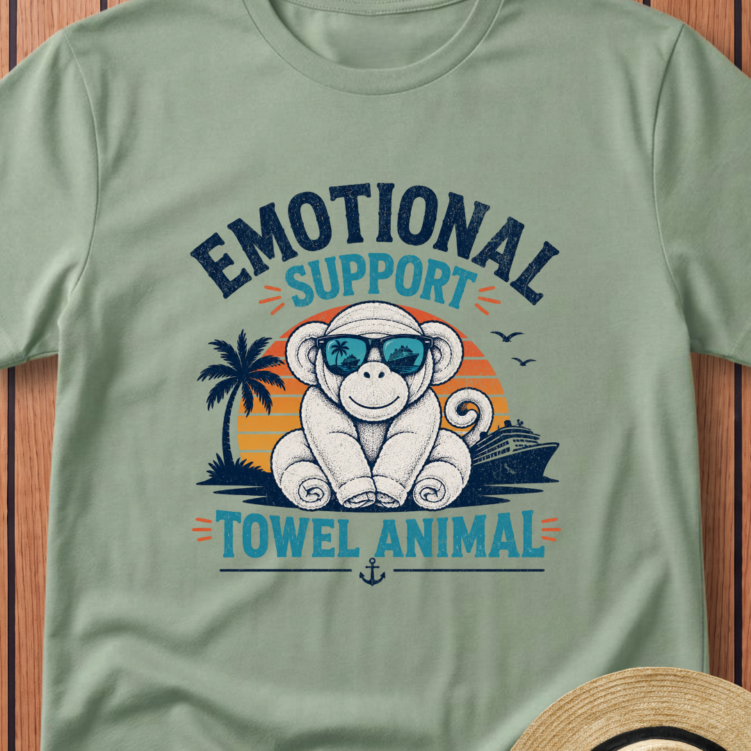 Emotional Support Towel Animal T-Shirt