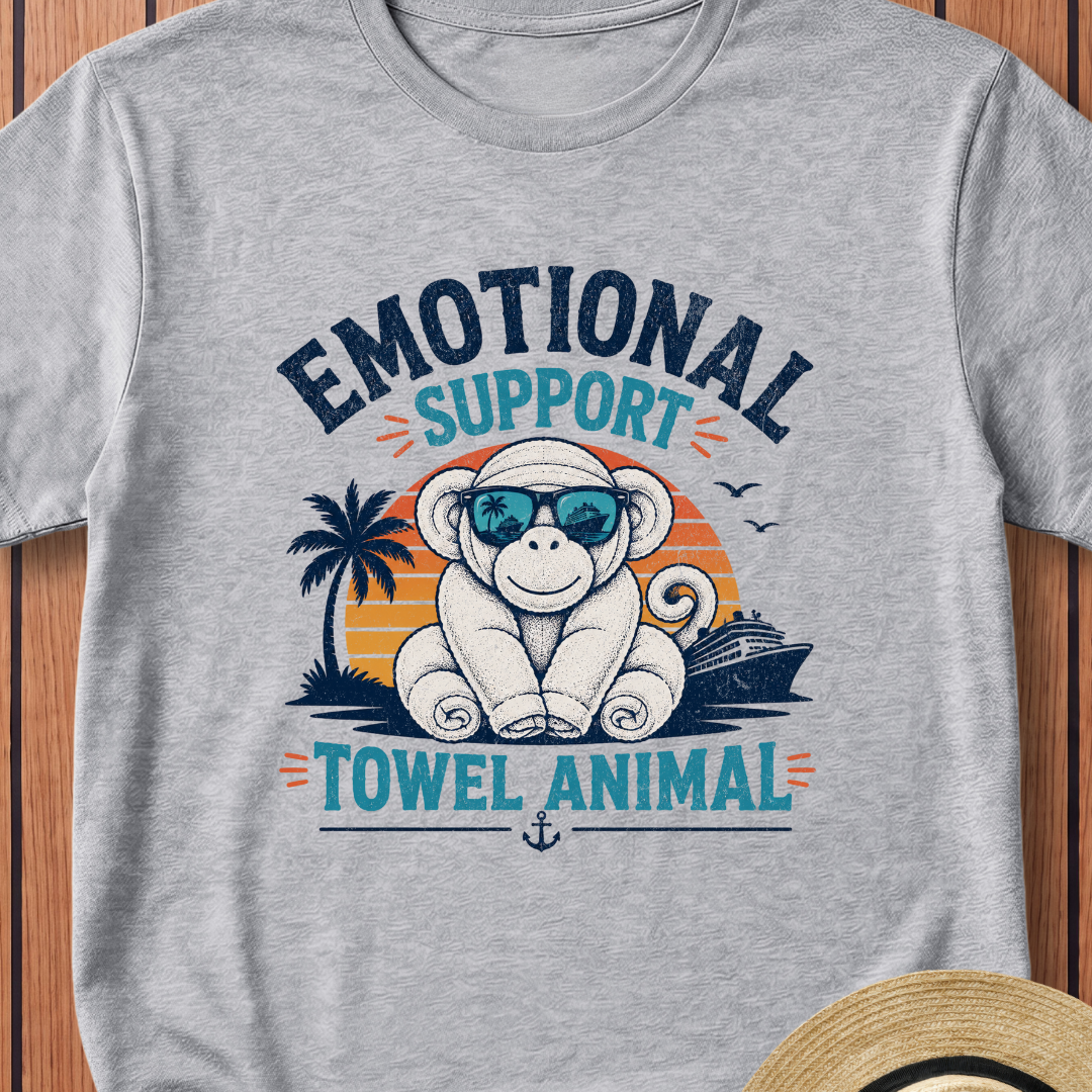 Emotional Support Towel Animal T-Shirt