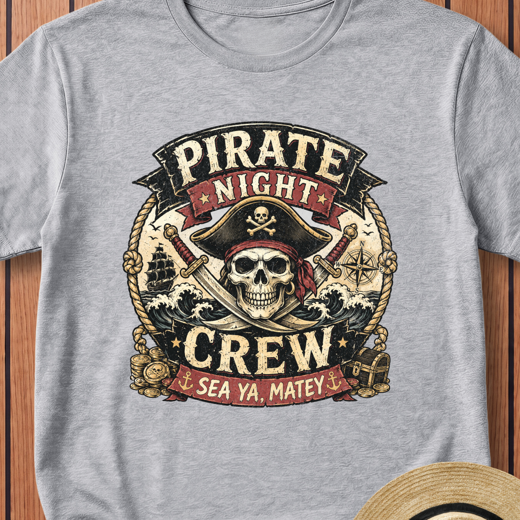 Pirate Night Crew T-Shirt