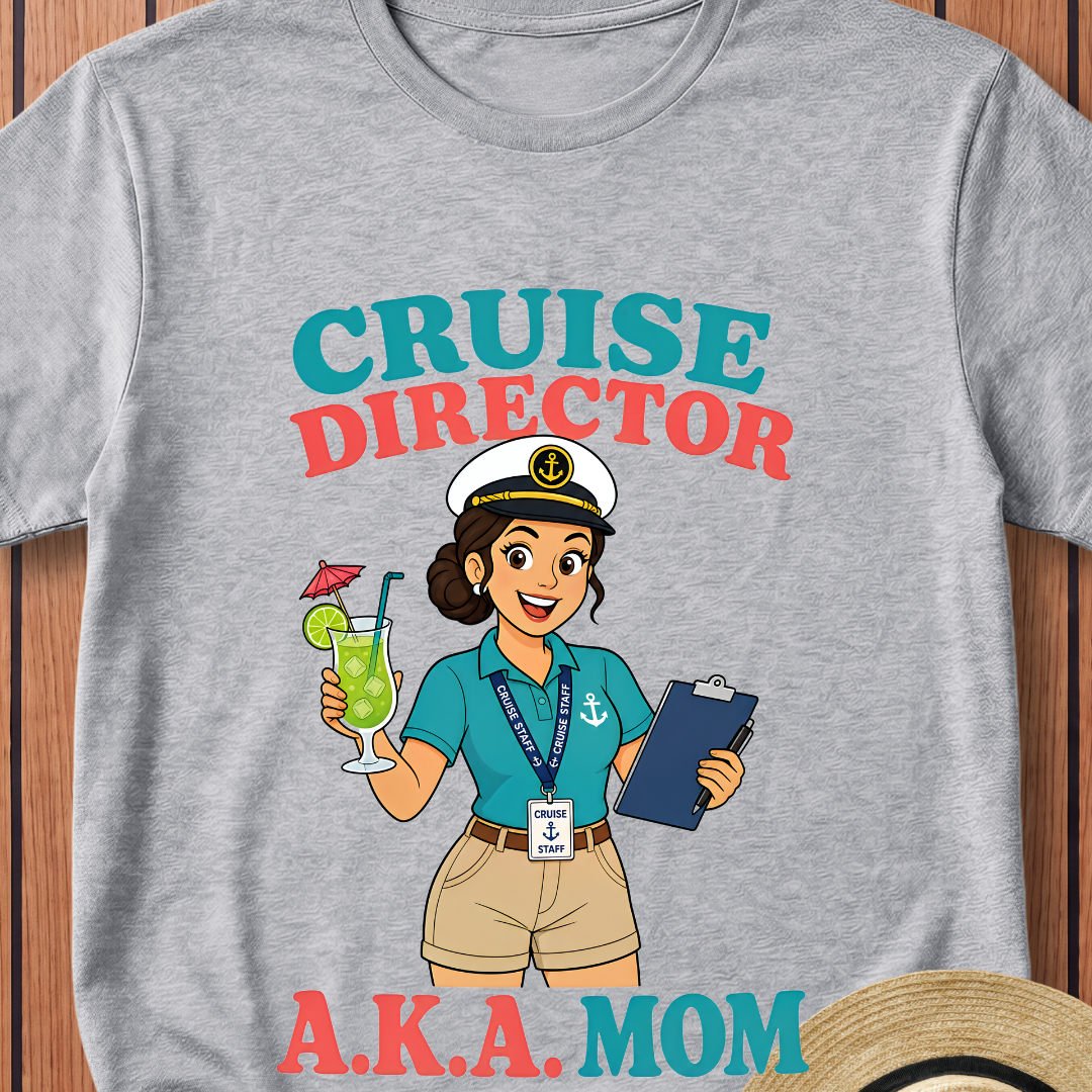 Cruise Director AKA Mom T-Shirt