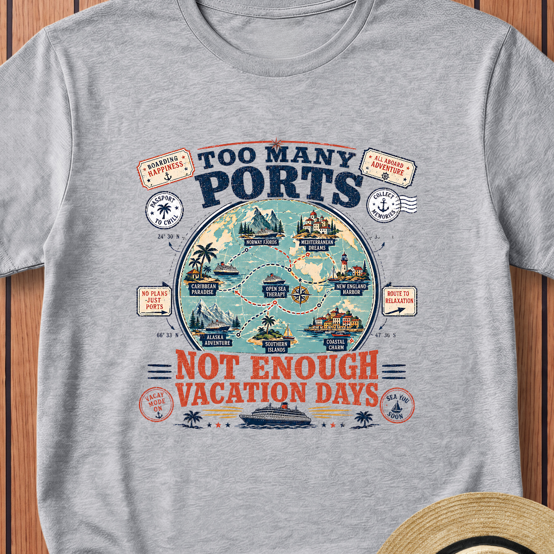 Too Many Ports T-Shirt