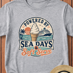 Powered By Sea Days and Soft Serve T-Shirt