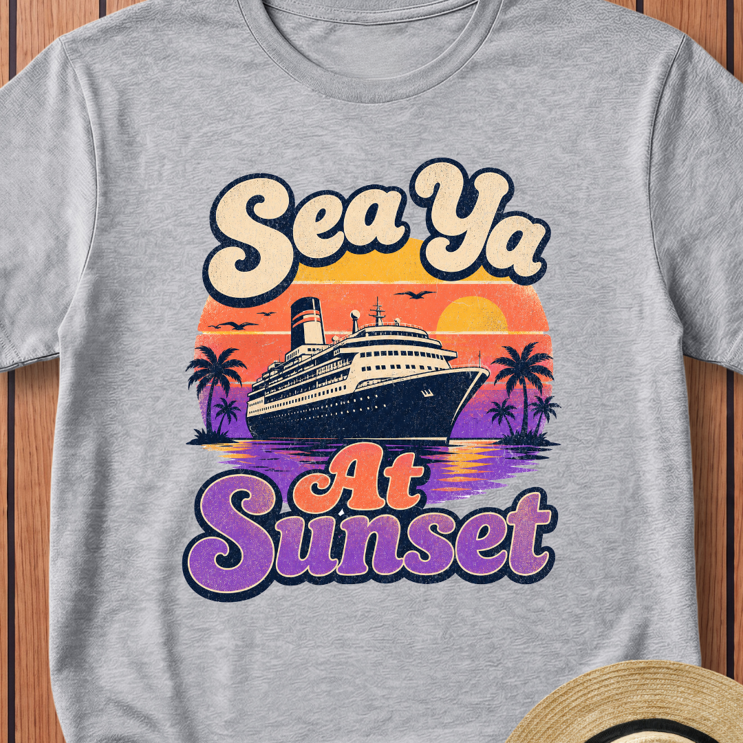 Sea Ya At Sunset T-Shirt