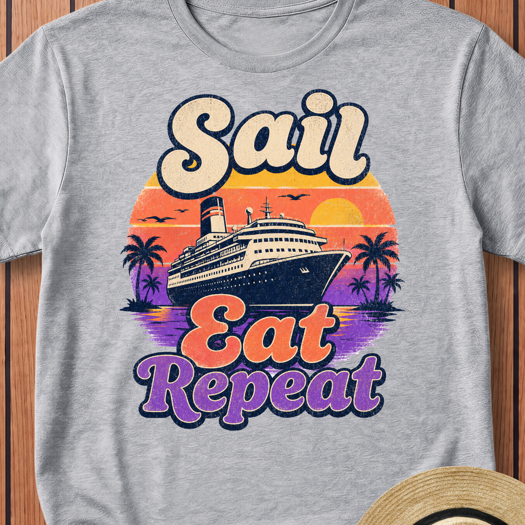 Sail Eat Repeat T-Shirt