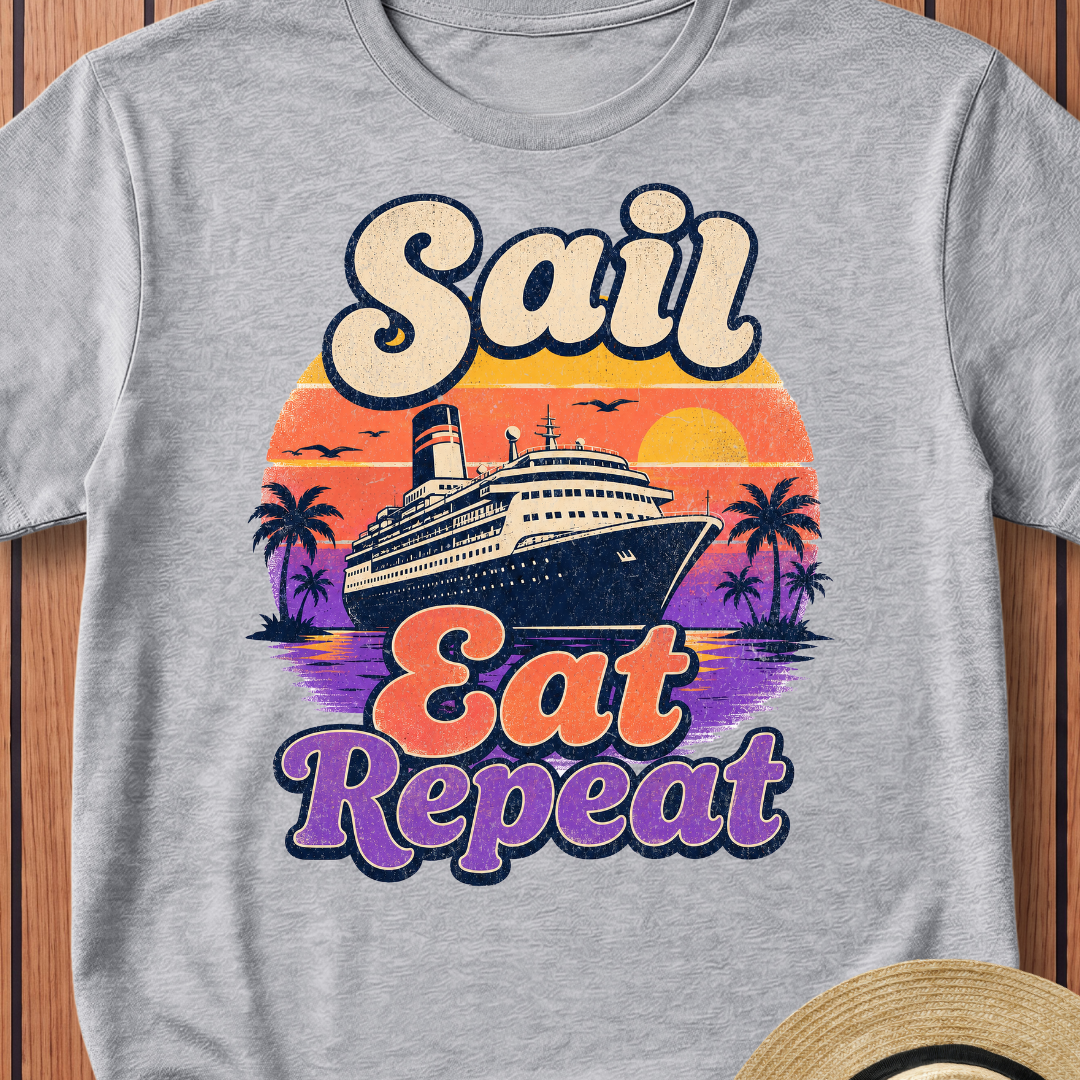 Sail Eat Repeat T-Shirt