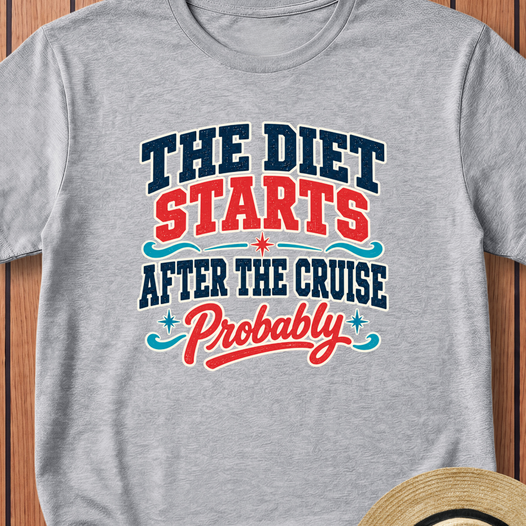 Diet Starts After The Cruise T-Shirt