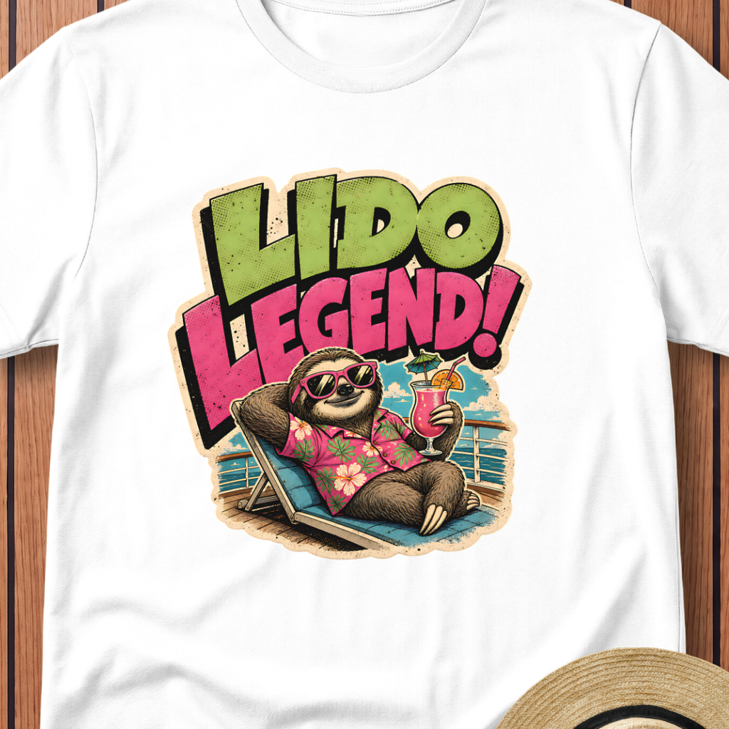 Lido Legend Sloth T-Shirt