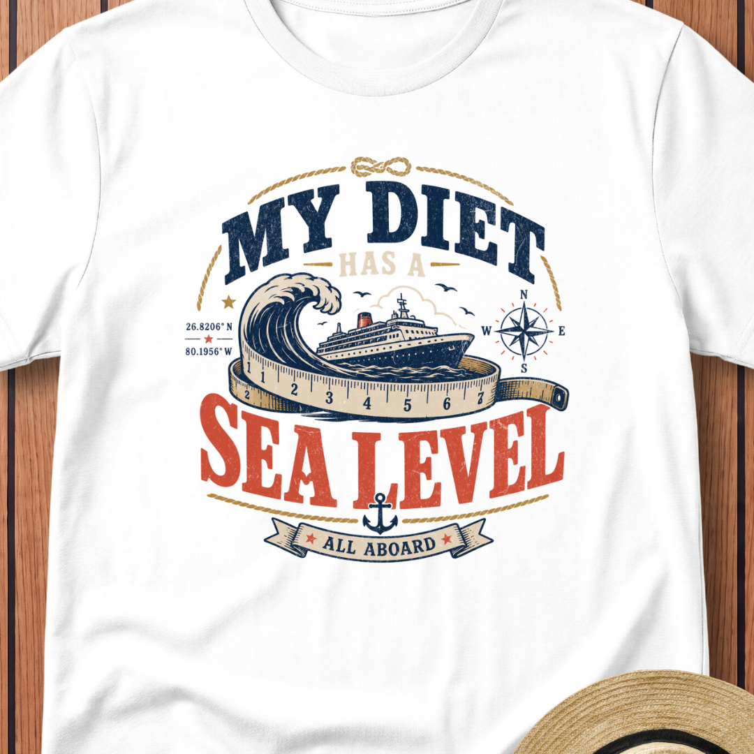 My Diet Has A Sea Level T-Shirt